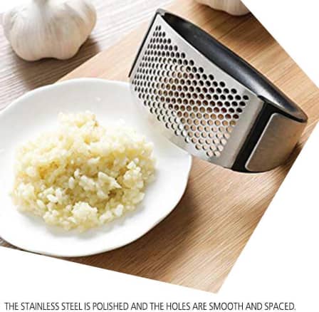 Stainless Steel Garlic Press_3