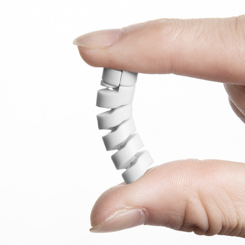 Spiral Data Cable Protective Sleeve Power Cord Anti-Bending Mobile Phone Computer Protective Sleeve Silicone Anti-Break Winder