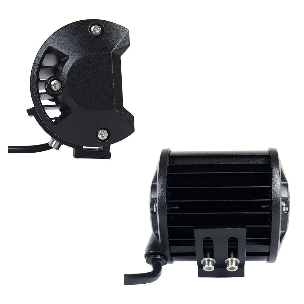 NNEDSZ 4inch LED Work Light Bar Flood Beam Offroad Driving Lamp Reverse Fog-2