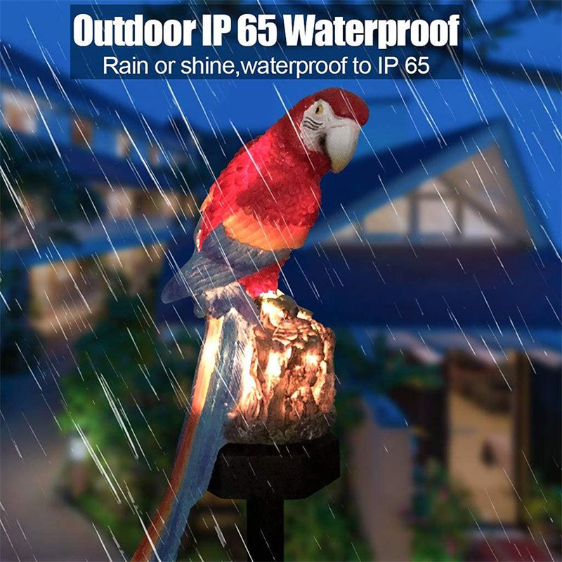 Outdoor Waterproof Solar Light,Garden Light,Garden Decoration – Blue Parrot_2