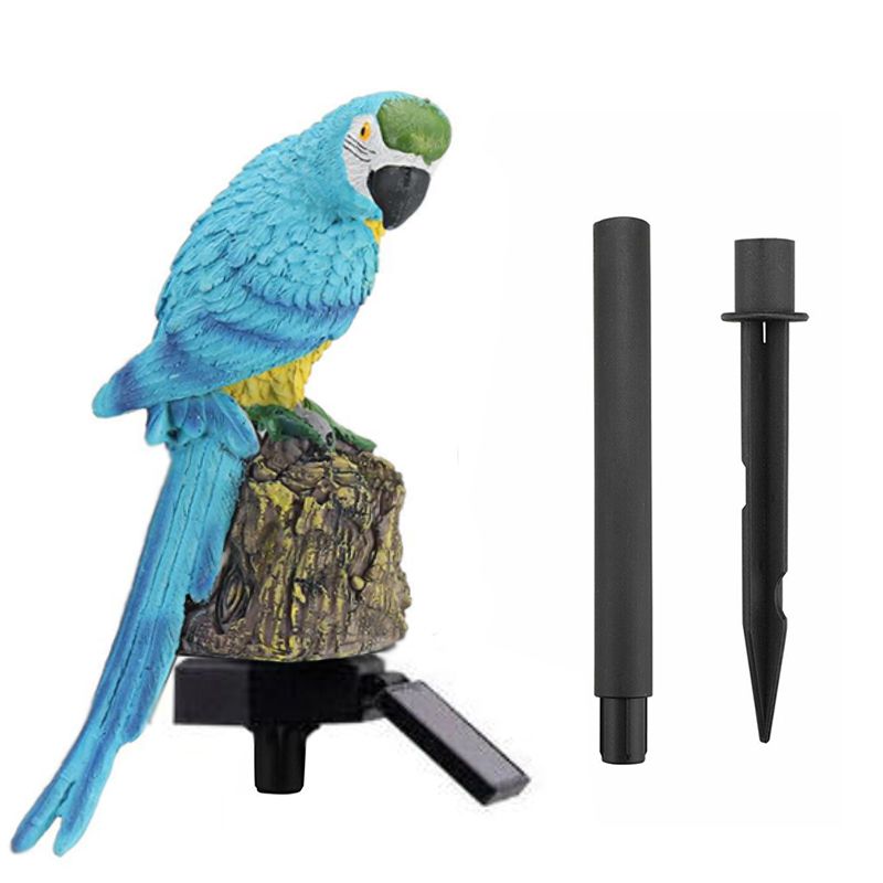 Outdoor Waterproof Solar Light,Garden Light,Garden Decoration – Blue Parrot_0
