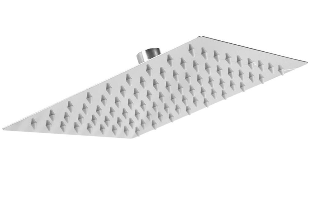 Stainless Steel Rainfall Shower Head (Square) - 20cm / 8 Inch_0