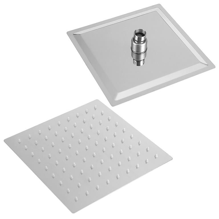 Stainless Steel Rainfall Shower Head (Square) - 20cm / 8 Inch_1