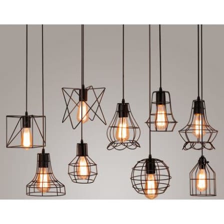 Fashion Metal Pendant With Round Geometric Pattern - Single_3