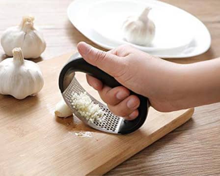 Stainless Steel Garlic Press_1