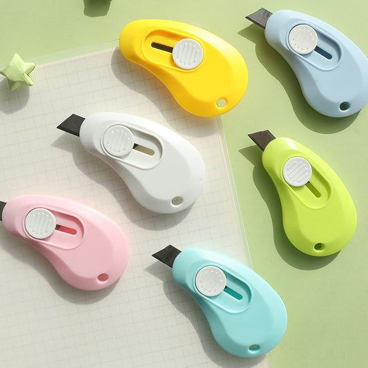 Household Simple Creative Cloud Utility Knife Retractable Portable Mini Blade Cute Girl Heart Demolition Express Knife