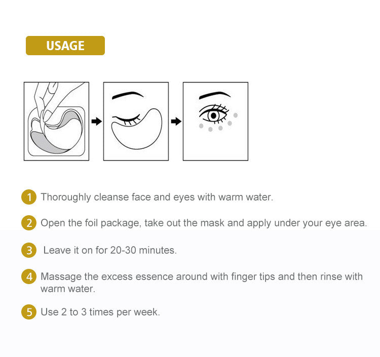 Maxylva Collagen Under Eye Patches - Hydrating & Moisturizing, Alcohol-Free Crystal Mask with Aloe Vera, Vitamin E & Green Tea Extracts, Ideal for All Skin Types, Deeply Nourishes & Provides Intensive Hydration, Eye Patches