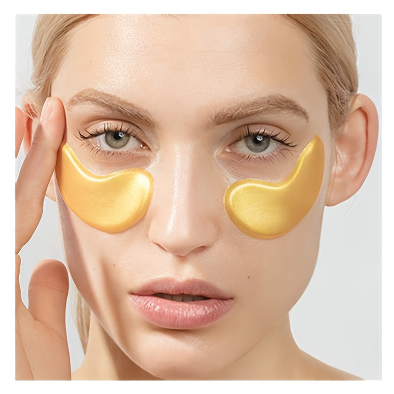 Maxylva Collagen Under Eye Patches - Hydrating & Moisturizing, Alcohol-Free Crystal Mask with Aloe Vera, Vitamin E & Green Tea Extracts, Ideal for All Skin Types, Deeply Nourishes & Provides Intensive Hydration, Eye Patches