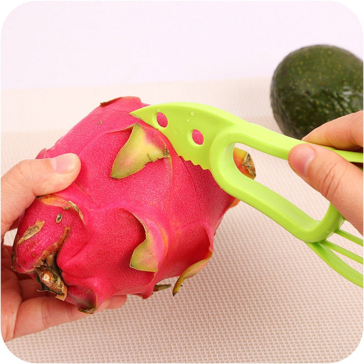 3 in 1 Avocado Slicer Shea Corer Butter Peeler Fruit Cutter Pulp Separator Plastic Knife Kitchen Vegetable Tools