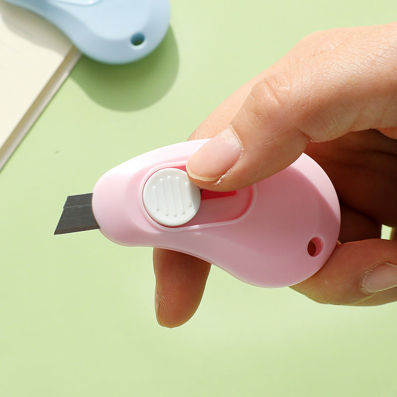Household Simple Creative Cloud Utility Knife Retractable Portable Mini Blade Cute Girl Heart Demolition Express Knife