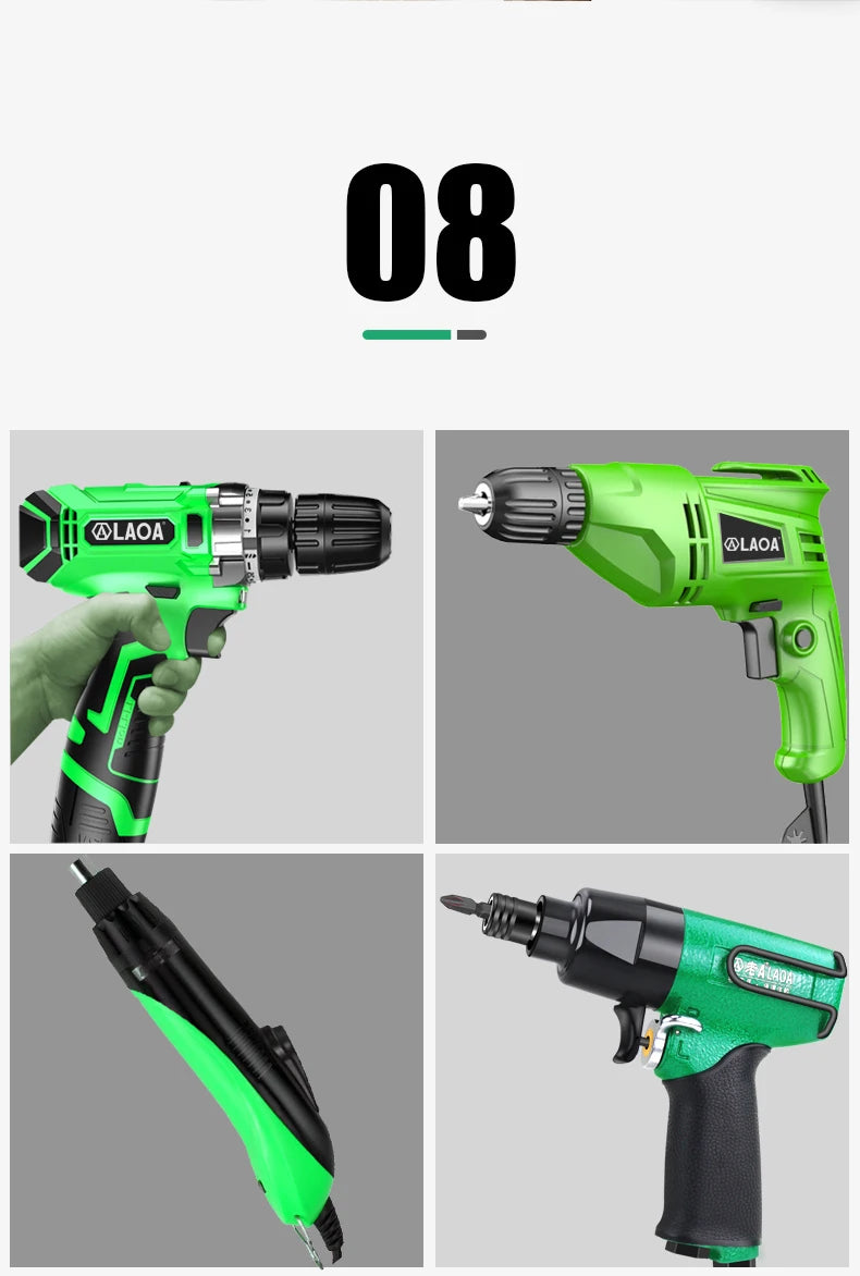 LAOA S2  1/4 “Screwdriver Bit With Magnetic Ring 6.35mm Electric Screwdriver bits and Magnetism Ring