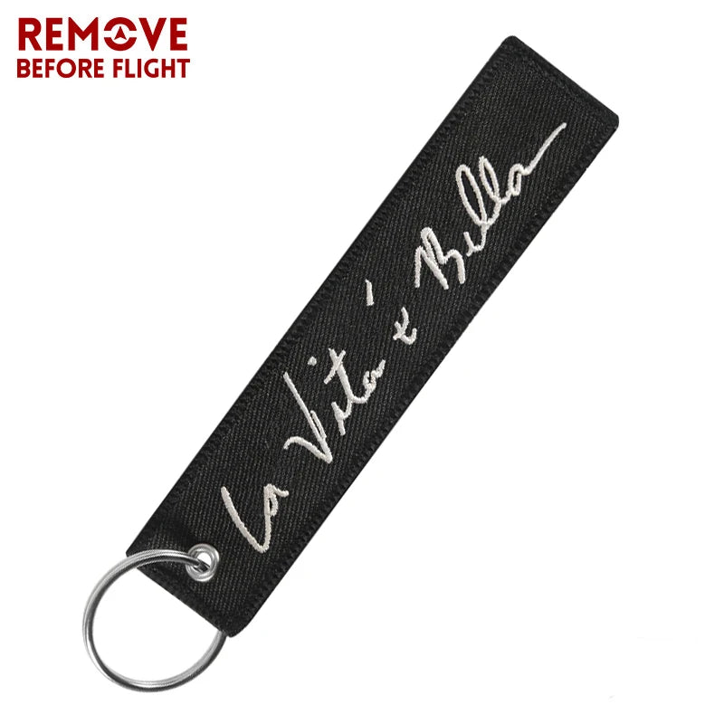 Fashion Motorcycle Cars Keychain Embroidery Real Men Like Curves Keyring Key Fobs OEM Jewelry Key Chain for Chaveiro Para Moto