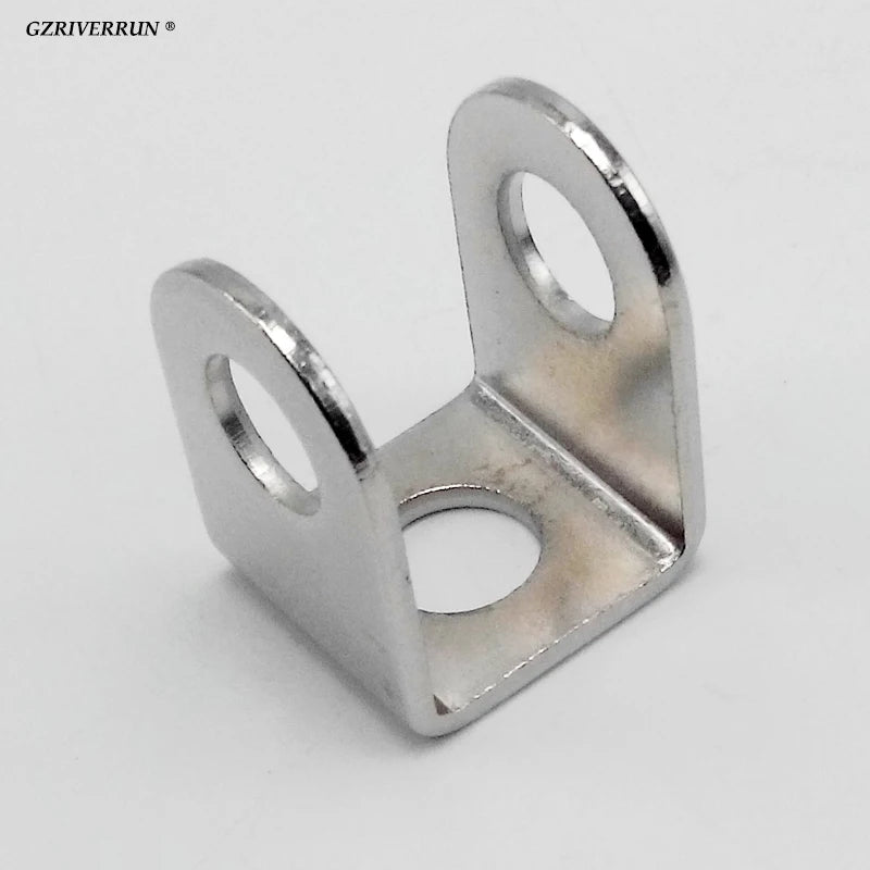 Stainless Steel Motorcycle Headlight Bracket Stand Pair Spot Fog LED Light Support Base Bobber Accessories