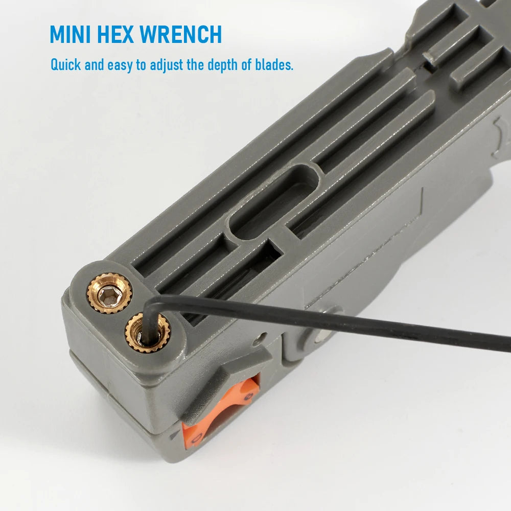 Stripping Pliers Decrustation Wire Cable Tools Stripper Stainless Steel  Hexagon Wrench Accessorie Insulated Electrical Straight