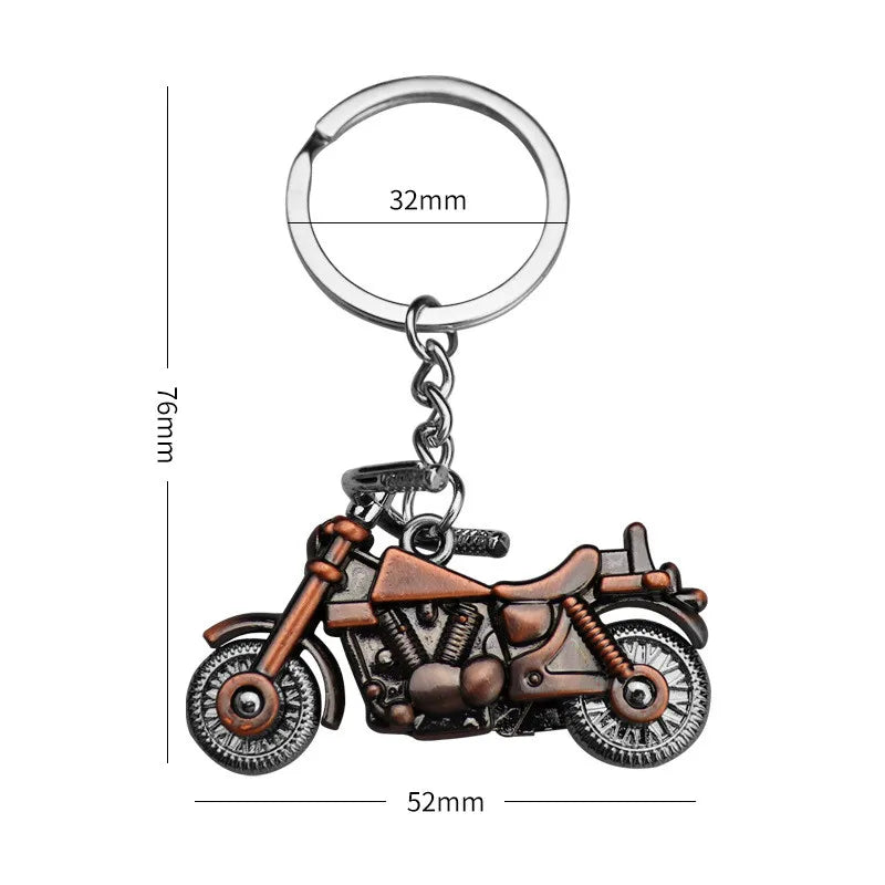 Harley Motorcycle Shaped Keychain For Motorcycle Enthusiasts To Customize Cool Metal Key Accessories