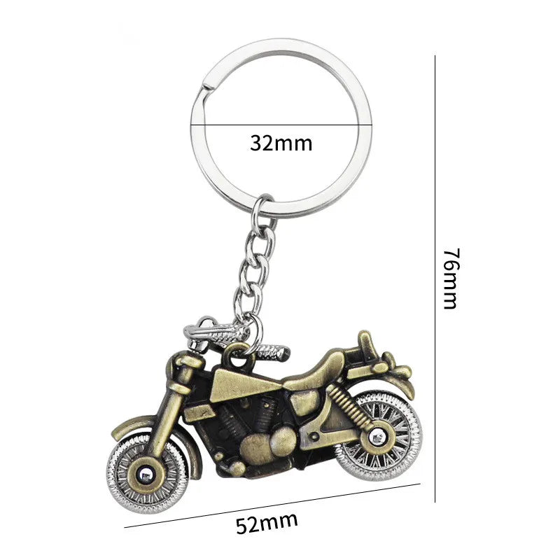 Harley Motorcycle Shaped Keychain For Motorcycle Enthusiasts To Customize Cool Metal Key Accessories