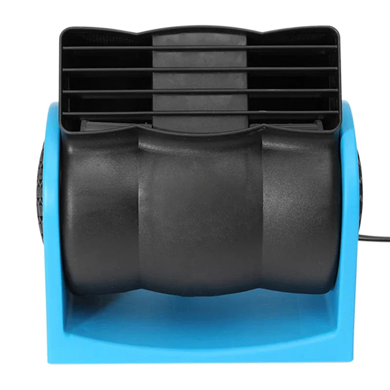 12V Adjustable Car Air Conditioning Fan Dual Speed Silent Cooling Fan Blue-4