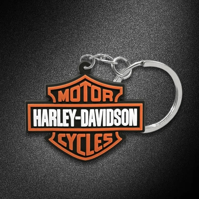 Motorcycle Emblem Keychain Gift Keyring For Harley Davidson Softail Sportster VRSC Touring X48 883 1200 Street Glide Accessories