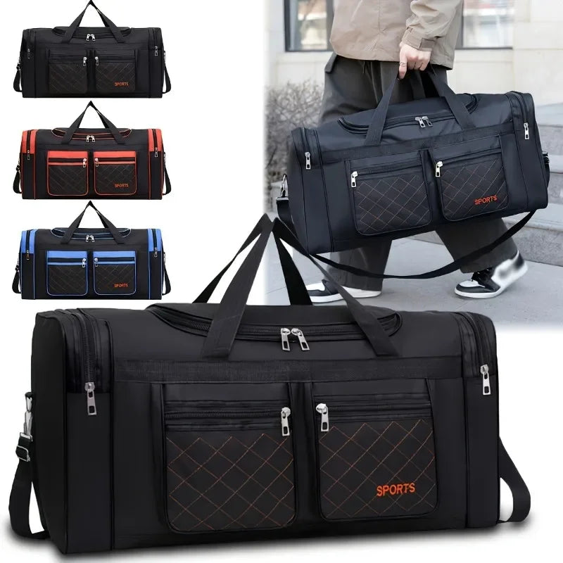 NNEOBA Travel Duffel Bag with Compartments for Short Trips-2