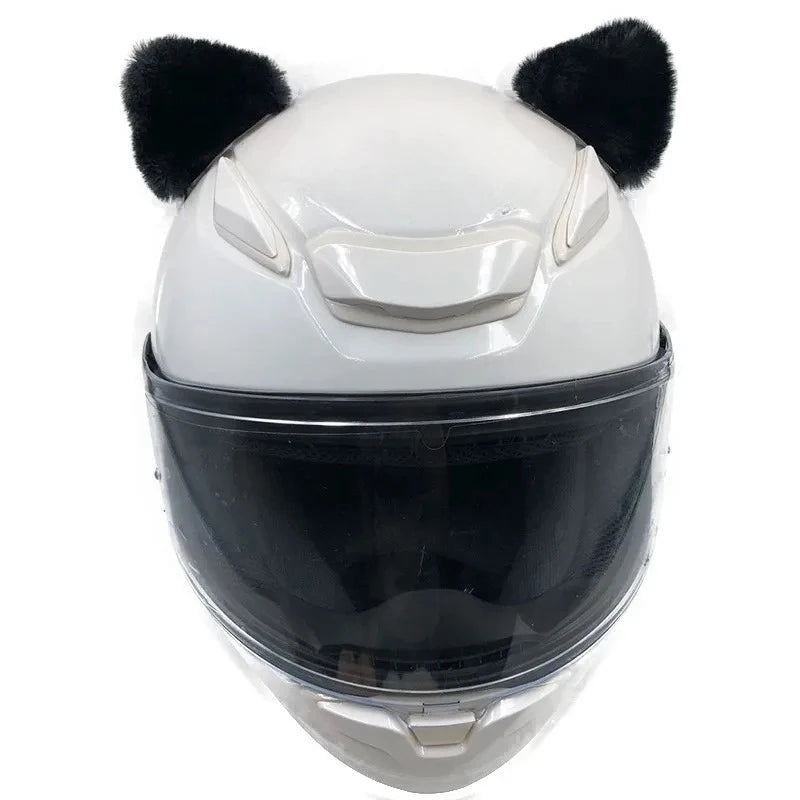 Helmet Accessories Cute Cat Ear Motorcycles Electric Bikes Skiing Playful Suitable For Girls And Children Helmets Decoration