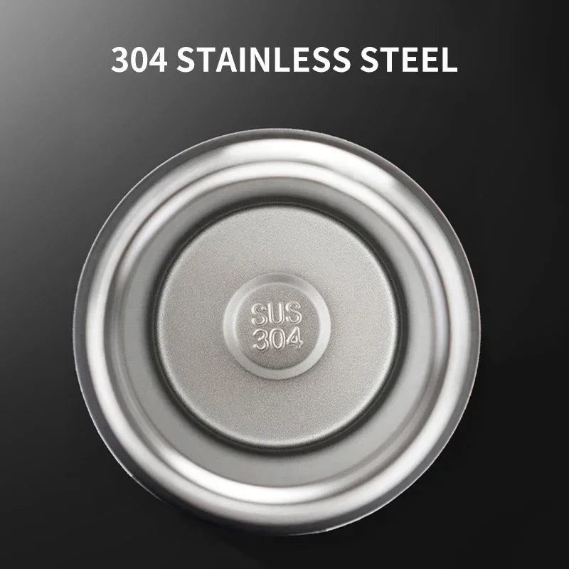 Smart Thermos Bottle–Temperature Display Leakproof Design 500ml Black-2