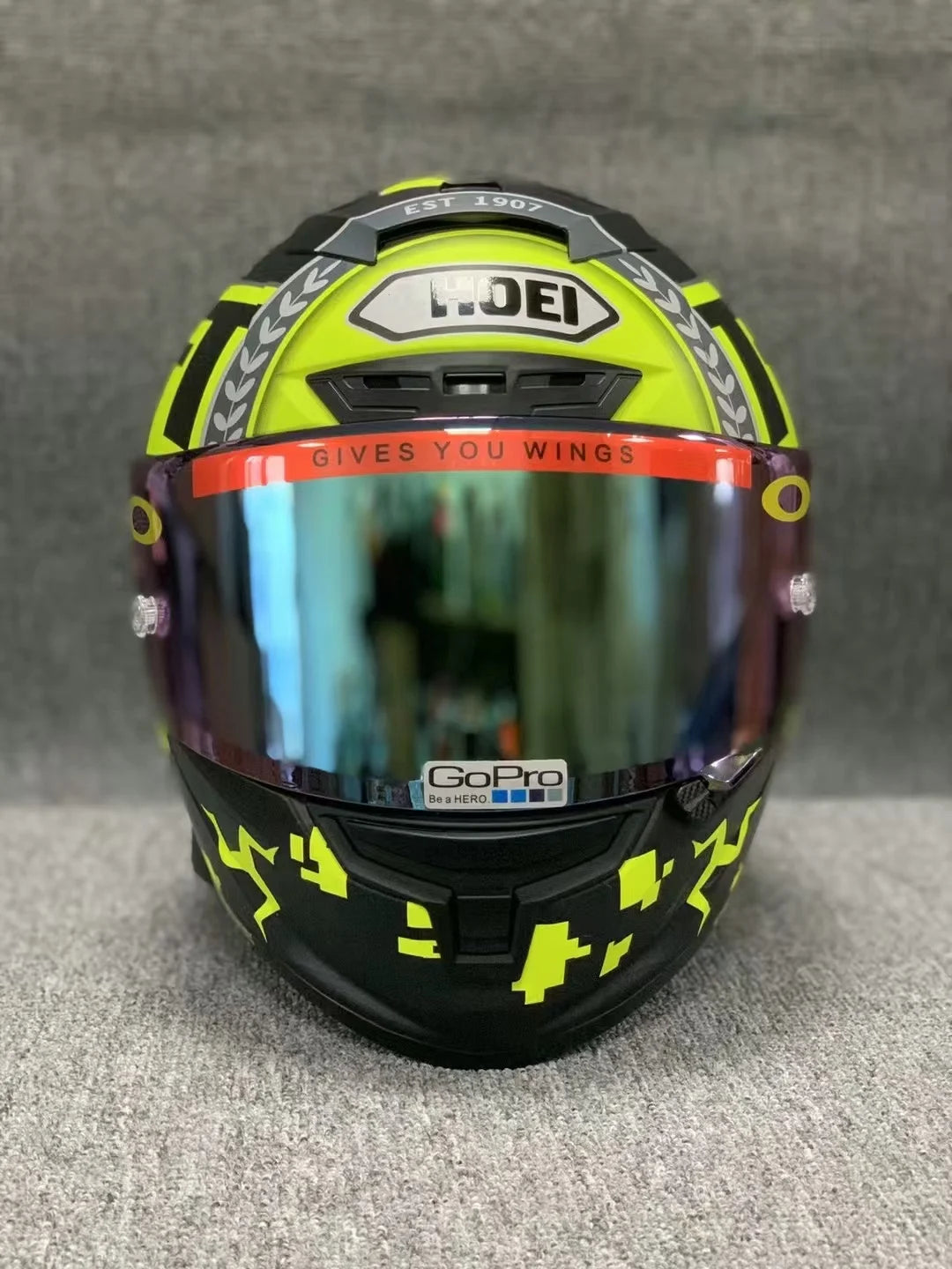 Motorcycle helme Full Face X14 isle of man TT X-Sprit  green  Motocross Racing Motobike Riding Helmet Casco De Motocicleta