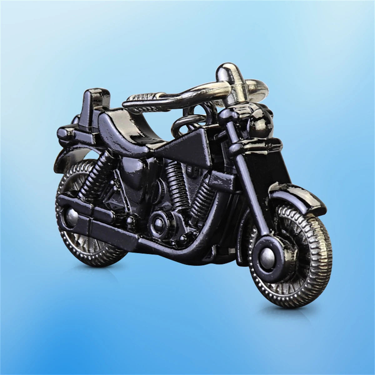 Harley Motorcycle Shaped Keychain For Motorcycle Enthusiasts To Customize Cool Metal Key Accessories