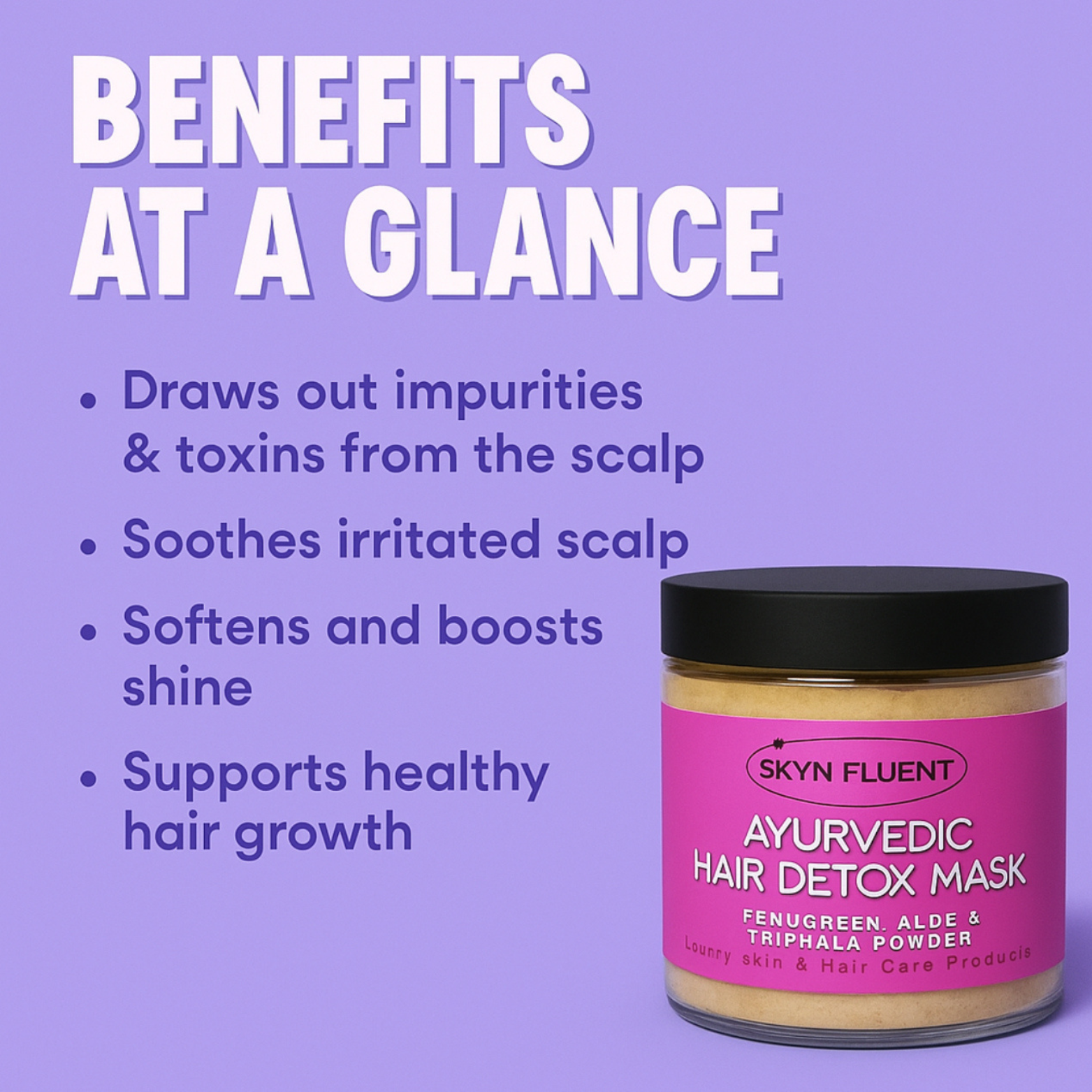 Ayurvedic Hair Detox Mask | Deep Scalp Cleanse & Growth Reset-4