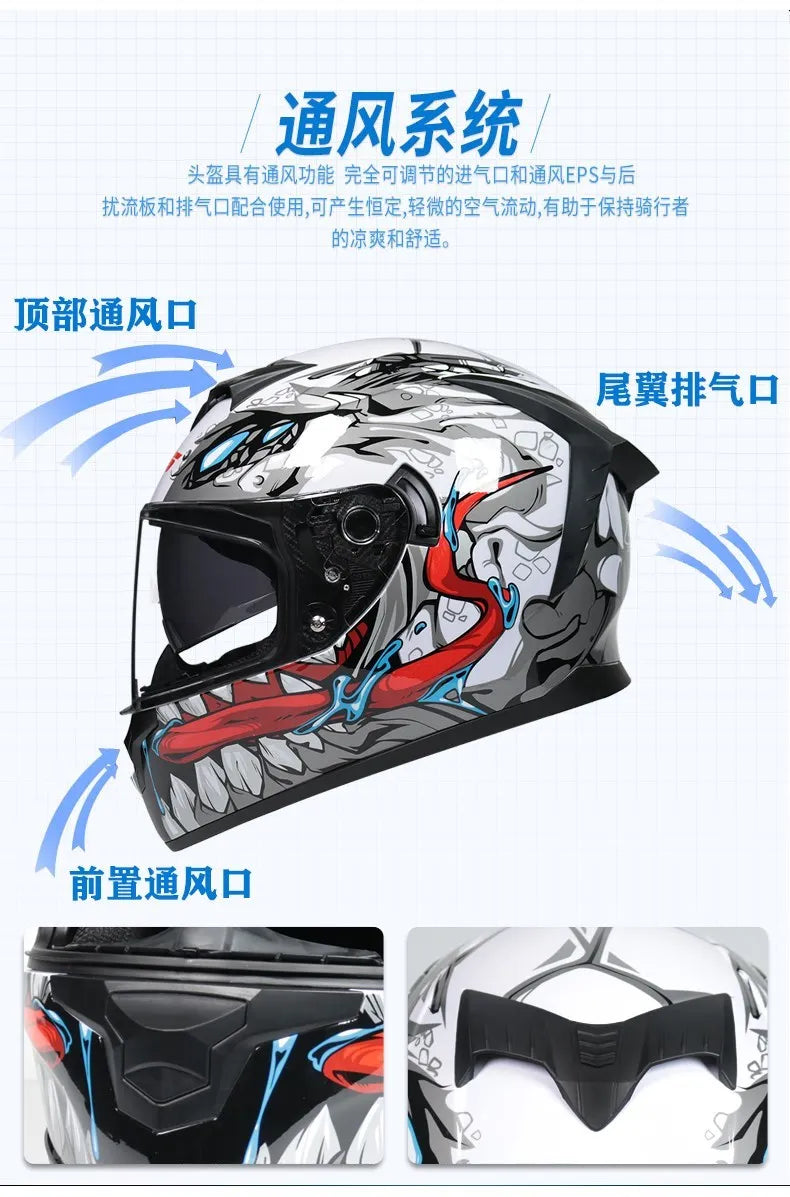 Helmet And Safety For Motorcycle Scooter Casco Moto Modular Capacetes Helmets Engine Full Face Casco Integral Motorsiklet Kask