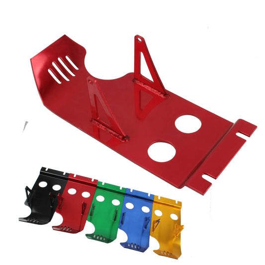 Motorcycle  Duty Alloy Bash Plate Aluminum Luminum Skid Plate Engine Protecting Plate PIT BIKES ATOMIK yx140 150 160CC