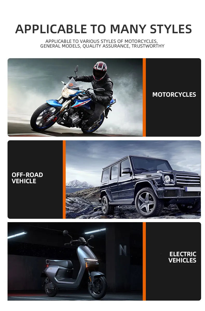 Motorcycle Spotlights Brackets Tube Clamp Mount Kit Adjustable Fog Light Auxiliary Lamp Bumper Clamps Hold Motorbike Accessories