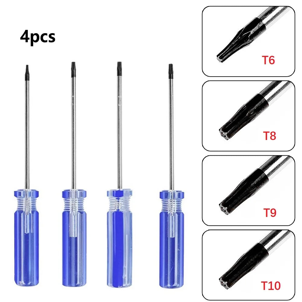 Magnetic Torx Screwdriver Sets Precision T6 T8 T9 T10 Torx Security Repair Tool Kit for Xbox 360 Wireless Controller FIF66