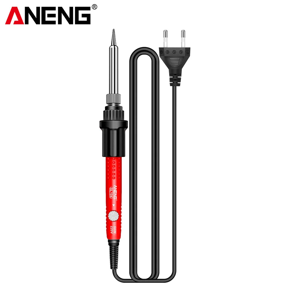 ANENG Electric Soldering Iron SL105 Digital Display Adjustable Temperature SL104 Adjustment Knob Portable Kit Weld Solder Repair