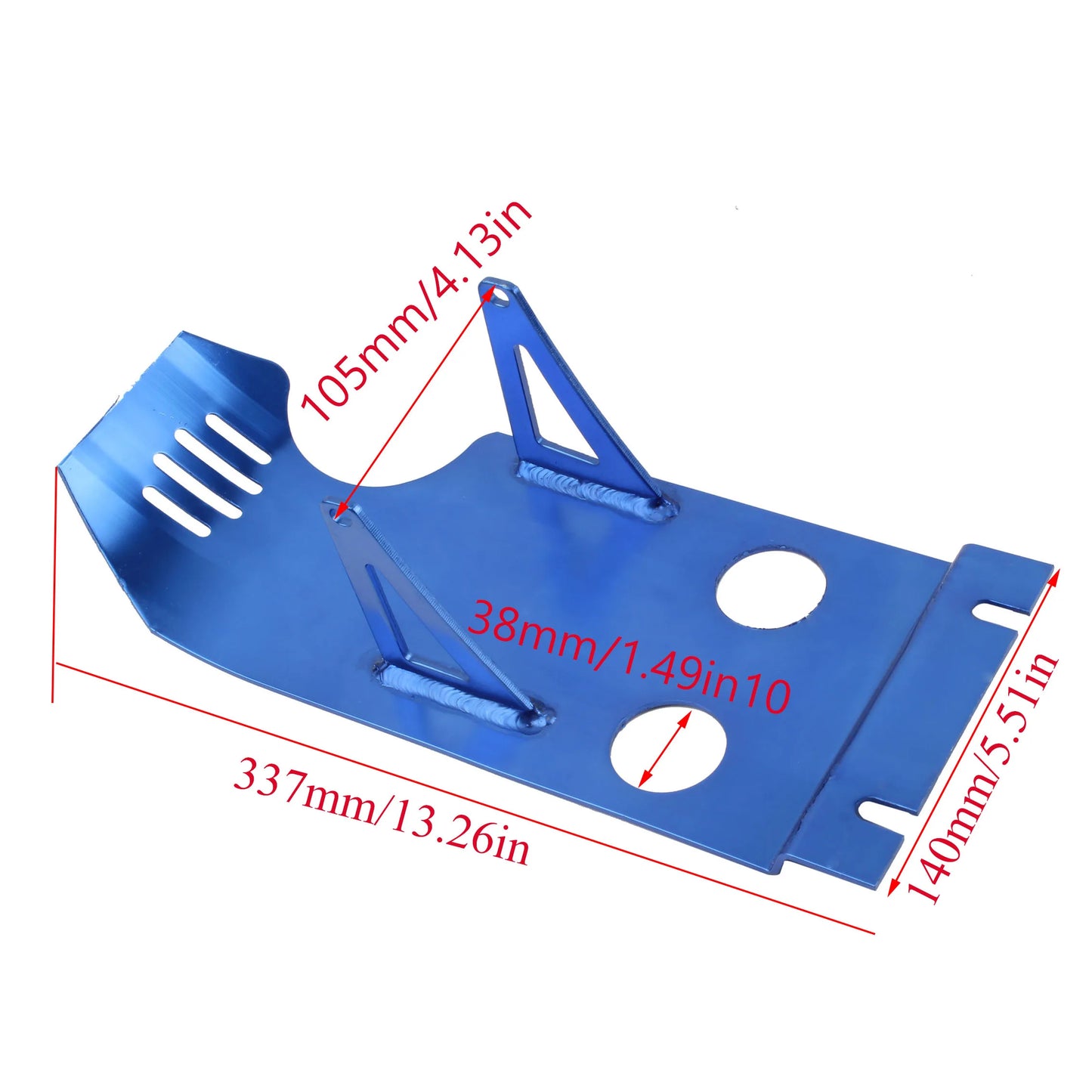 Motorcycle  Duty Alloy Bash Plate Aluminum Luminum Skid Plate Engine Protecting Plate PIT BIKES ATOMIK yx140 150 160CC