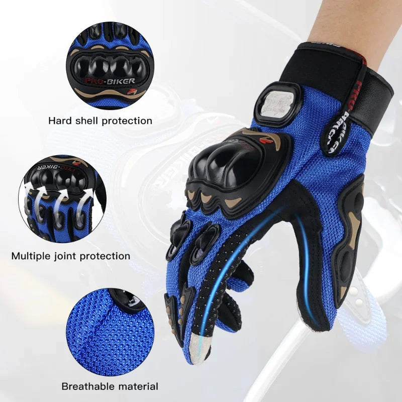Pro Biker Gloves Moto Motorcross Full Finger Man Women Motorcycle Glove Bicycle Cycling Waterproof Glove