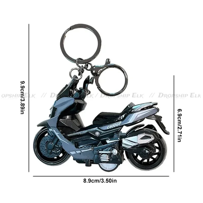 Motorcycle Helmet Keychain Metal Racing Moto Key Chain Motocross Keyring Bags Pendant Creative Keys Accessories