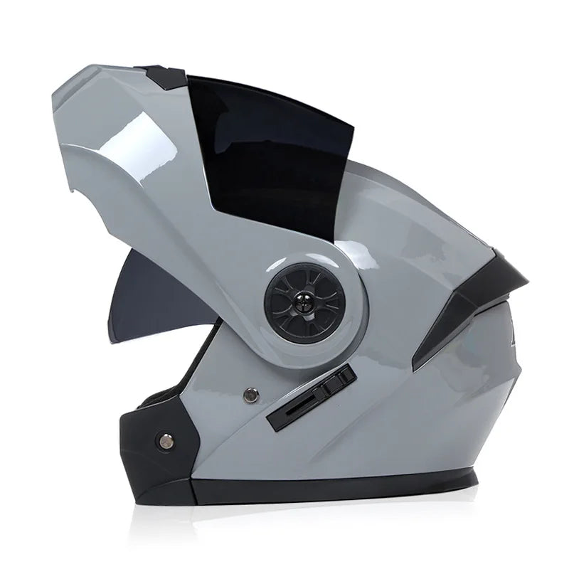 Flip Up Motorcycle Helmet For Men Women Safety Downhill Motocross Racing Modular Personalised Full Face Casco Moto DOT Approved