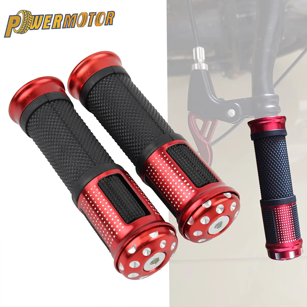 Motorcycle 22 24mm Throttle Grip Handle Handlebar Modified Handlebar Throttle Turn Grip Scooter Dirt Bike Universal Accessories