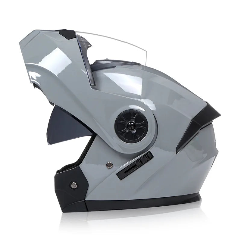 Flip Up Motorcycle Helmet For Men Women Safety Downhill Motocross Racing Modular Personalised Full Face Casco Moto DOT Approved