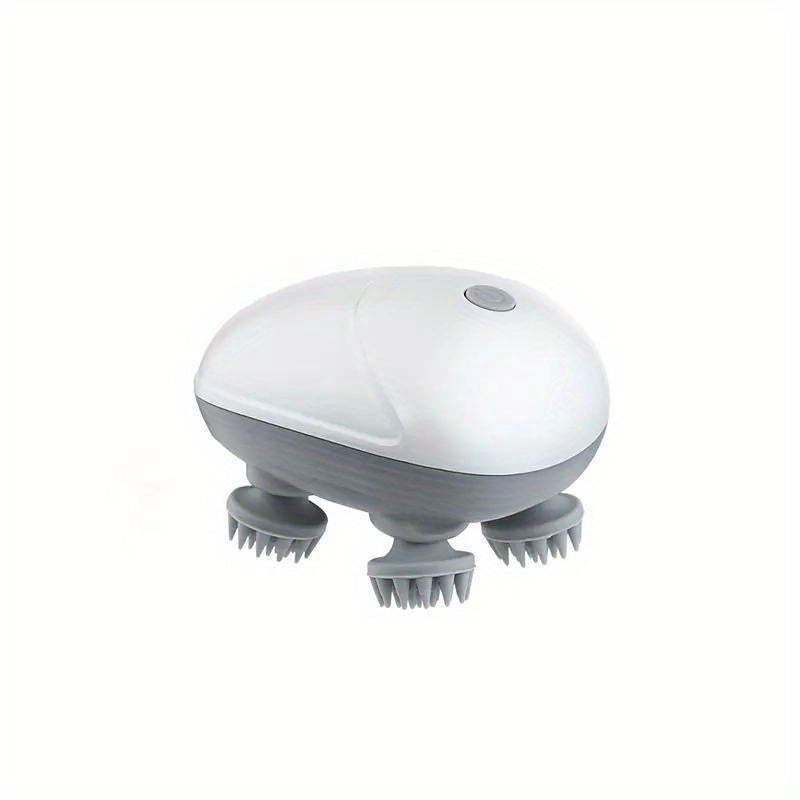 NNETM Octopus Scalp Massager - Electric Head Massager(Silvery White)-0